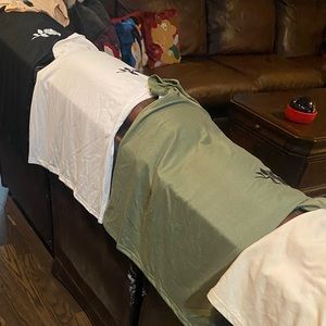 Package deal!!! 4 shirts men small, one shorts men Fs